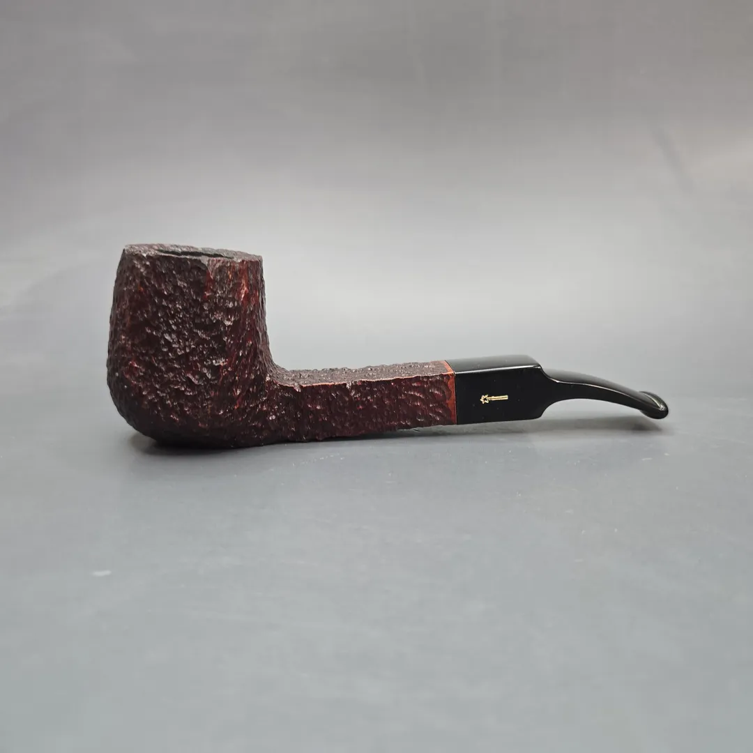 Savinelli Standing 513 KS Rusticated Panel Estate Briar Pipe, Italian Estates, 6mm - Image 2