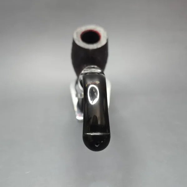 Peterson House Pipe Sandblasted Oom Paul w/ Silver Briar Pipe, New - Image 5