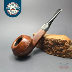 Sasieni Family Era (c.1950s-79) Fantail 95 Smooth Bulldog Estate Briar Pipe, English Estates
