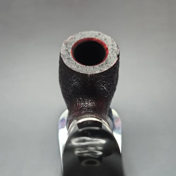 Peterson House Pipe Sandblasted Oom Paul w/ Silver Briar Pipe, New - Image 6