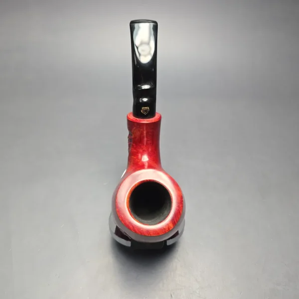 Poul Winslow Crown Viking Partially Rusticated Brandy Estate Briar Pipe, Unsmoked - Image 8