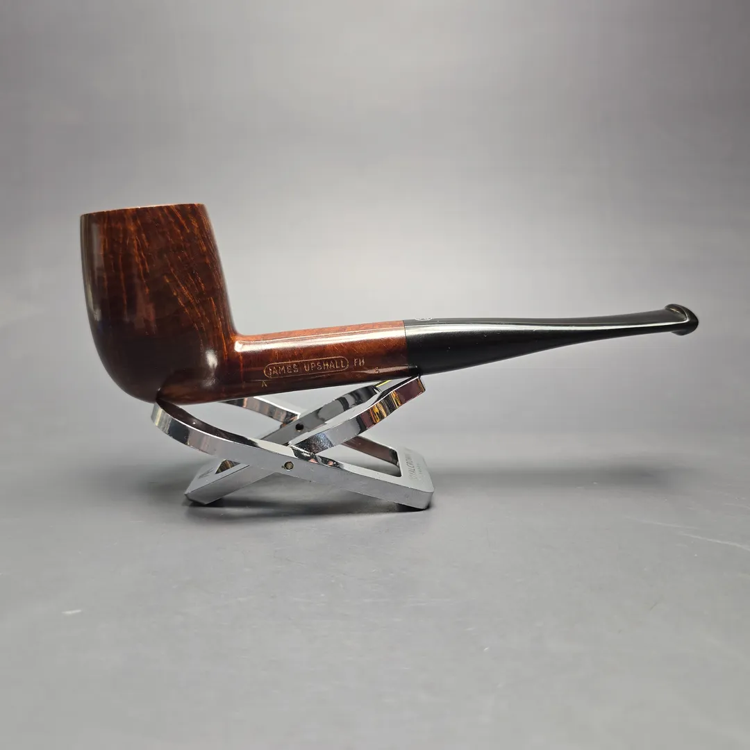James Upshall A Grade Group 6 Smooth Billiard Estate Briar Pipe, Unsmoked - Image 2