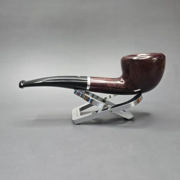 Rossi Rubino Antico 8316 Smooth Pot w/ Nickel Briar Pipe, New, 6mm - Image 4
