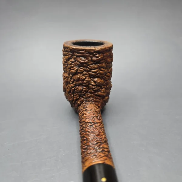 Savinelli (c.1960s) Punto Oro Corallo 7008 EX Rusticated Lovat Estate Briar Pipe, Italian Estates - Image 6