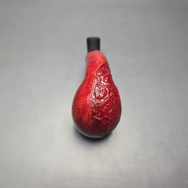 Poul Winslow Crown Viking Partially Rusticated Brandy Estate Briar Pipe, Unsmoked - Image 9