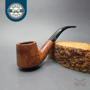 Sasieni (Family Era; c.1950-79) Four Dot Natural "Richmond" Smooth Bent Pot (Estate)