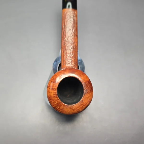 Julius Vesz 1988 Hand Cut 2 Partially Rusticated Canadian Estate Briar Pipe, Other Estates - Image 7