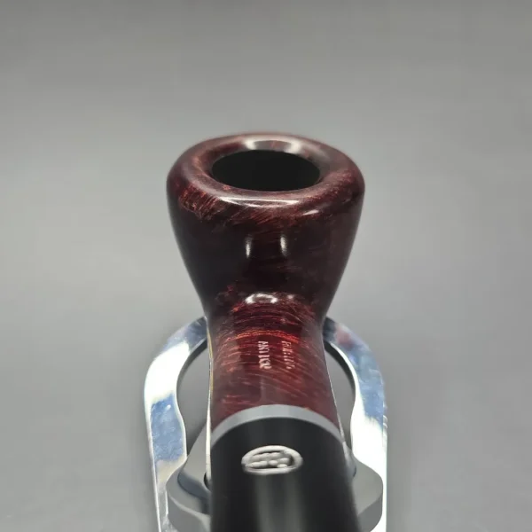 Rossi Rubino Antico 8316 Smooth Pot w/ Nickel Briar Pipe, New, 6mm - Image 6