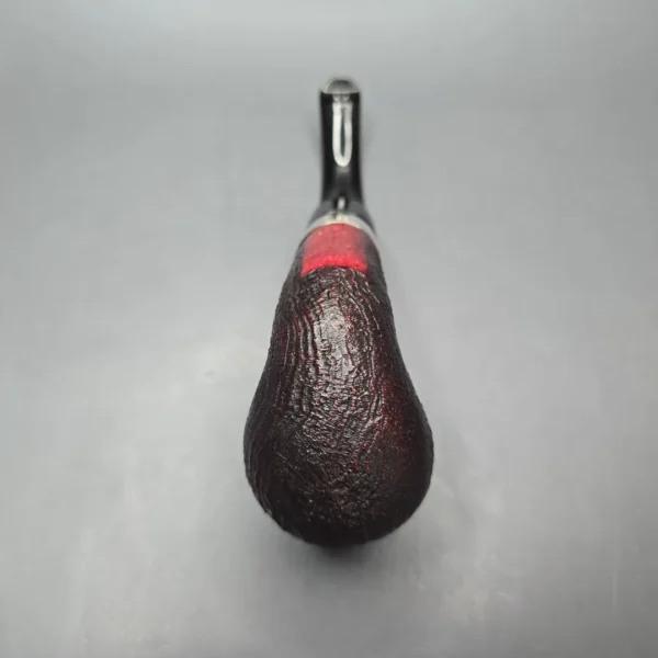 Peterson House Pipe Sandblasted Oom Paul w/ Silver Briar Pipe, New - Image 10