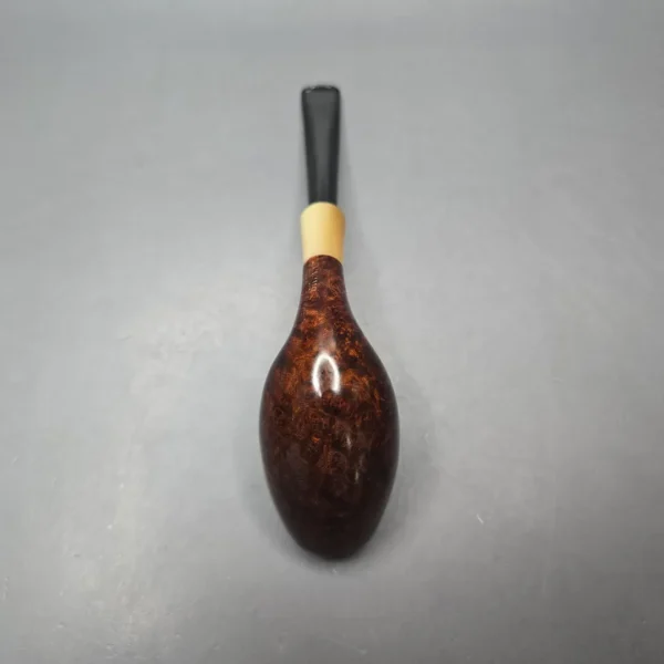 MBSD Briars Modern Masters 3 Smooth Tulip w/ Faux Horn Handmade Briar Pipe, New - Image 10