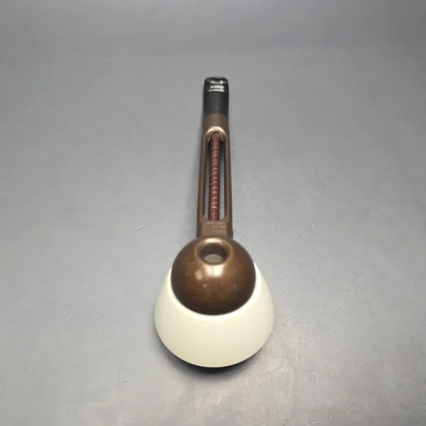 Falcon Extra Curved Dental w/ MBSD Meerschaum Rhodesian Block Meerschaum Bowl Pipe, New - Image 10