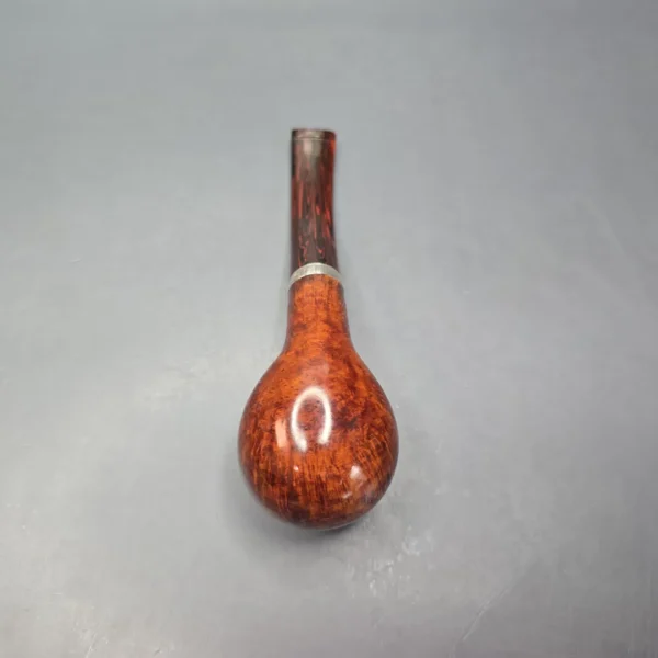 Dunhill 1994 Amber Root Quaint Smooth Author w/ Silver Estate Briar Pipe, Unsmoked - Image 9