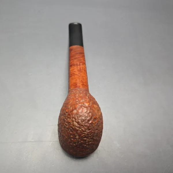 Julius Vesz 1988 Hand Cut 2 Partially Rusticated Canadian Estate Briar Pipe, Other Estates - Image 10