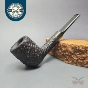 Barling's Make Pre-Transition YOW Fossil 250 EXEL Sandblasted Billiard Estate Briar Pipe, English Estates
