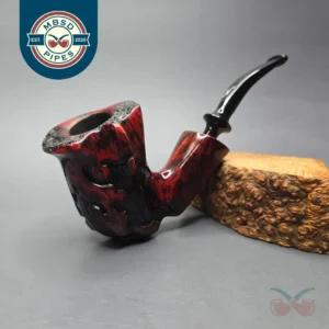 Nording Fantasy XL Partially Rusticated Freehand Estate Briar Pipe, Unsmoked