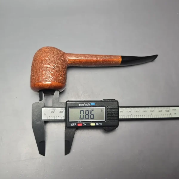 Julius Vesz 1988 Hand Cut 2 Partially Rusticated Canadian Estate Briar Pipe, Other Estates - Image 13
