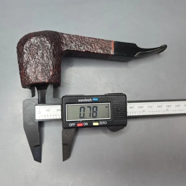 Savinelli Standing 513 KS Rusticated Panel Estate Briar Pipe, Italian Estates, 6mm - Image 12
