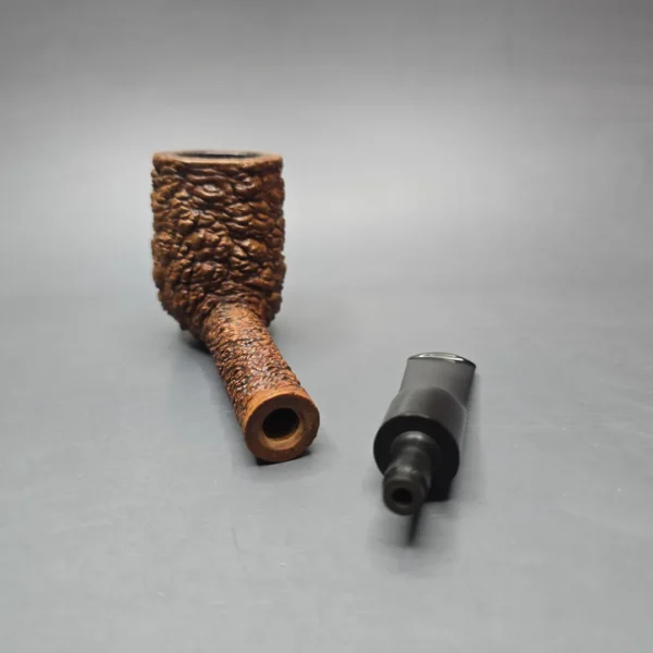 Savinelli (c.1960s) Punto Oro Corallo 7008 EX Rusticated Lovat Estate Briar Pipe, Italian Estates - Image 13