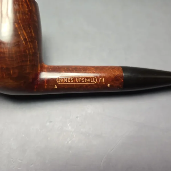 James Upshall A Grade Group 6 Smooth Billiard Estate Briar Pipe, Unsmoked - Image 10