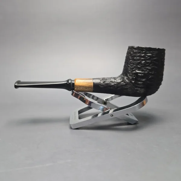 MBSD Briars by Piero Vitale Black Rusticated Billiard with Olivewood (New) - Image 4