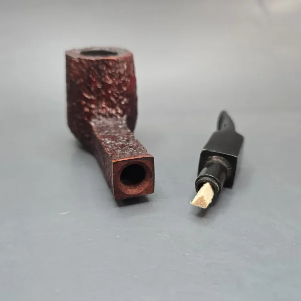 Savinelli Standing 513 KS Rusticated Panel Estate Briar Pipe, Italian Estates, 6mm - Image 14