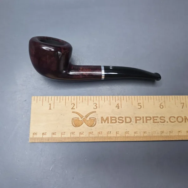 Rossi Rubino Antico 8316 Smooth Pot w/ Nickel Briar Pipe, New, 6mm - Image 13
