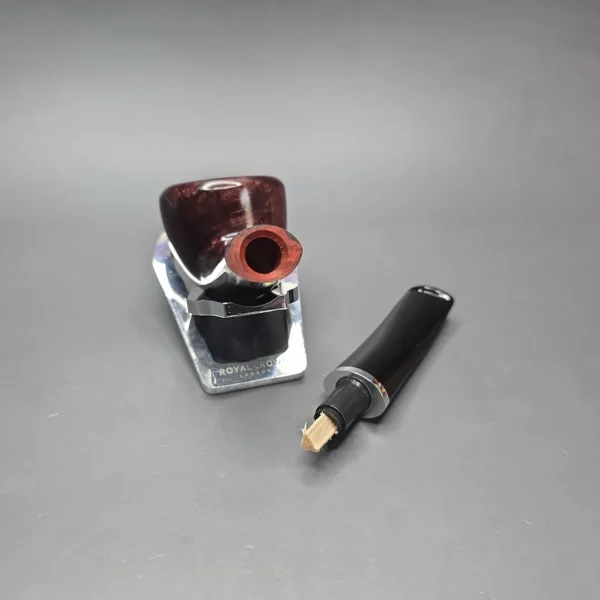 Rossi Rubino Antico 8316 Smooth Pot w/ Nickel Briar Pipe, New, 6mm - Image 15