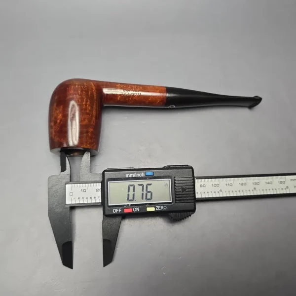 James Upshall A Grade Group 6 Smooth Billiard Estate Briar Pipe, Unsmoked - Image 13
