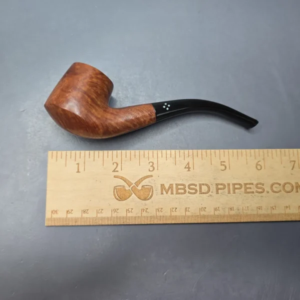Sasieni (Family Era; c.1950-79) Four Dot Natural "Richmond" Smooth Bent Pot (Estate) - Image 12