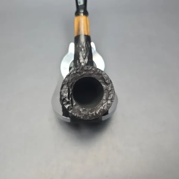 MBSD Briars by Piero Vitale Black Rusticated Billiard with Olivewood (New) - Image 7
