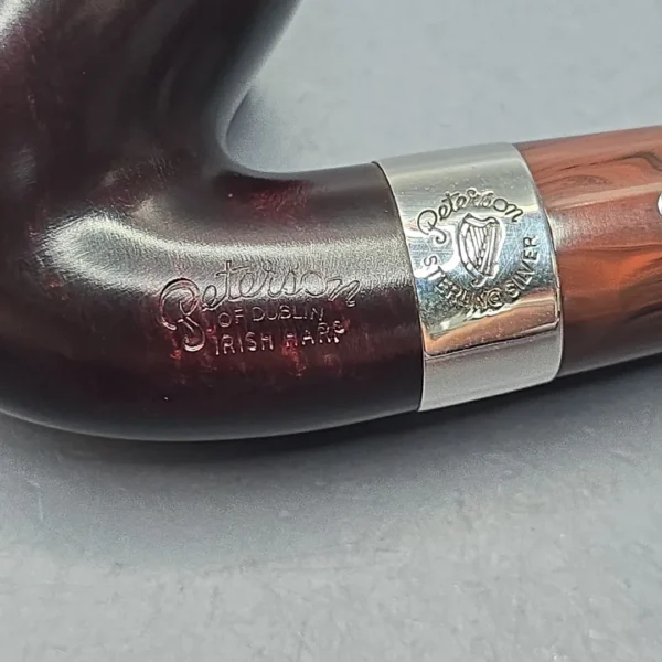 Peterson Irish Harp 221 Smooth Bent Billiard with Silver (New) - Image 11