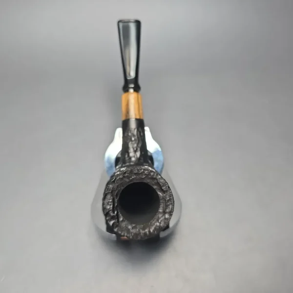MBSD Briars by Piero Vitale Black Rusticated Billiard with Olivewood (New) - Image 9