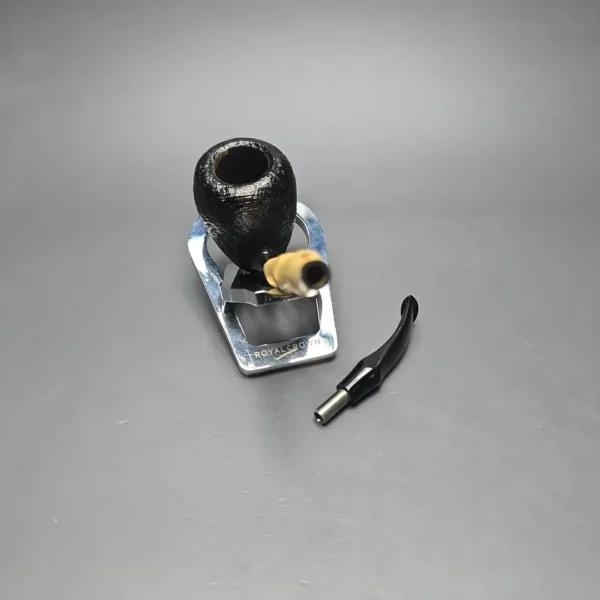 MBSD Briars Modern Masters 1 Sandblasted Peewit w/ Bamboo Handmade Briar Pipe, New - Image 15