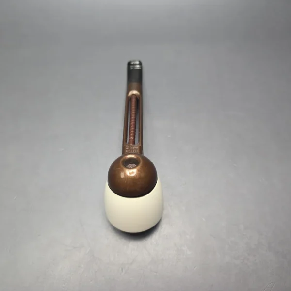 Falcon Extra Dental w/ MBSD Meerschaum Dublin Block Meerschaum Bowl Pipe, New - Image 10