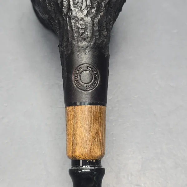 MBSD Briars by Piero Vitale Black Rusticated Billiard with Olivewood (New) - Image 11