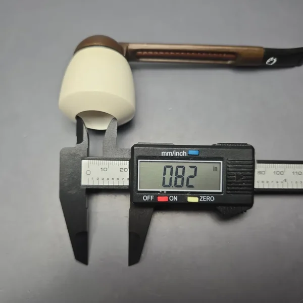 Falcon Extra Dental w/ MBSD Meerschaum Dublin Block Meerschaum Bowl Pipe, New - Image 12