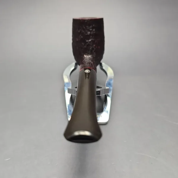 James Upshall Bark Group 6 Partially Rusticated Billiard Estate Briar Pipe, Unsmoked - Image 6