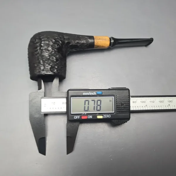 MBSD Briars by Piero Vitale Black Rusticated Billiard with Olivewood (New) - Image 13