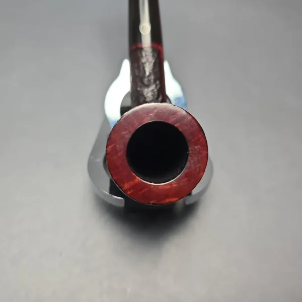 James Upshall Bark Group 6 Partially Rusticated Billiard Estate Briar Pipe, Unsmoked - Image 10