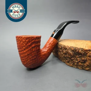Calibano (Mastro de Paja) 102 C4 Sandblasted Dublin Estate Briar Pipe, Unsmoked