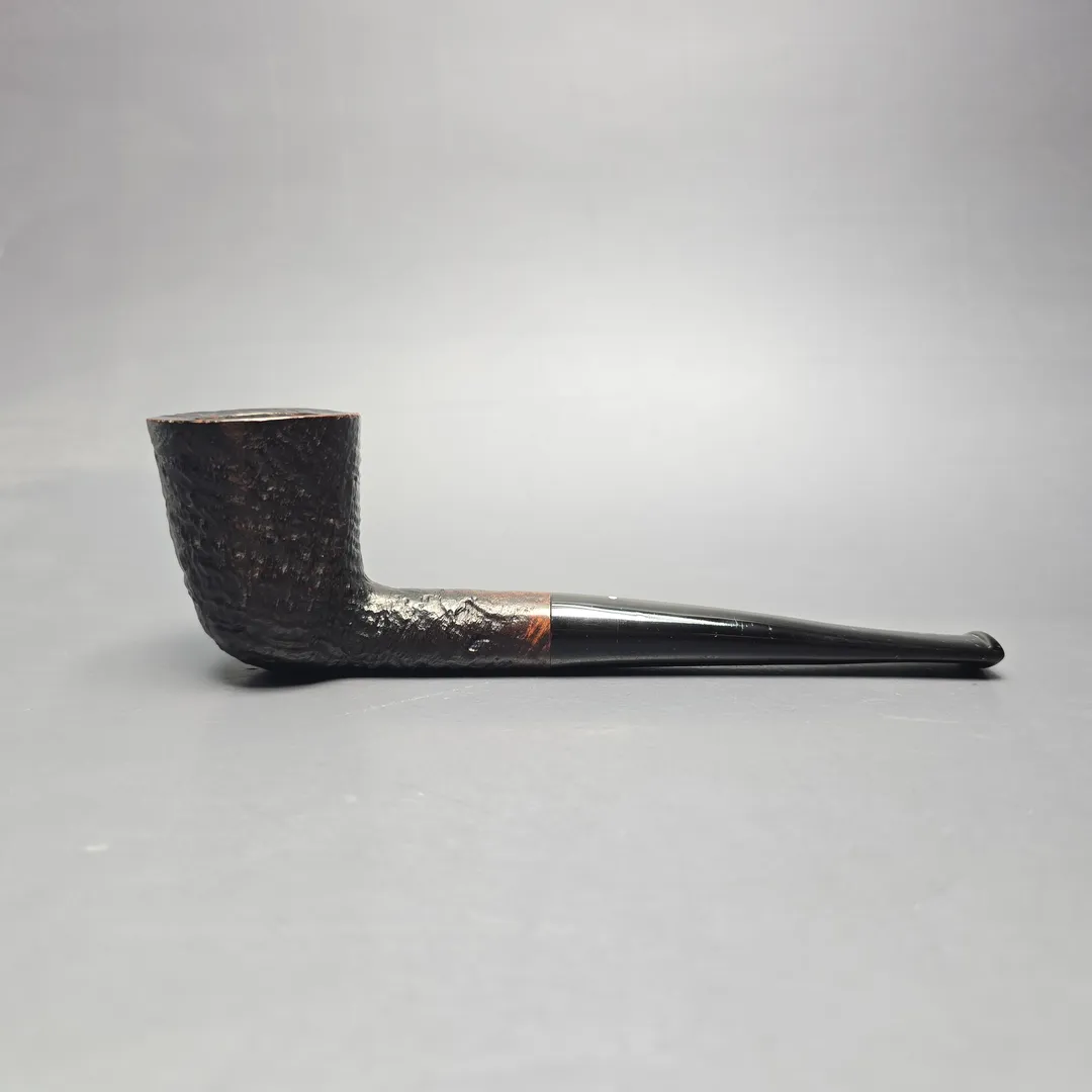 Dunhill 1977 Shell Briar 615 Sandblasted Dublin Estate Briar Pipe, English Estates - Image 2