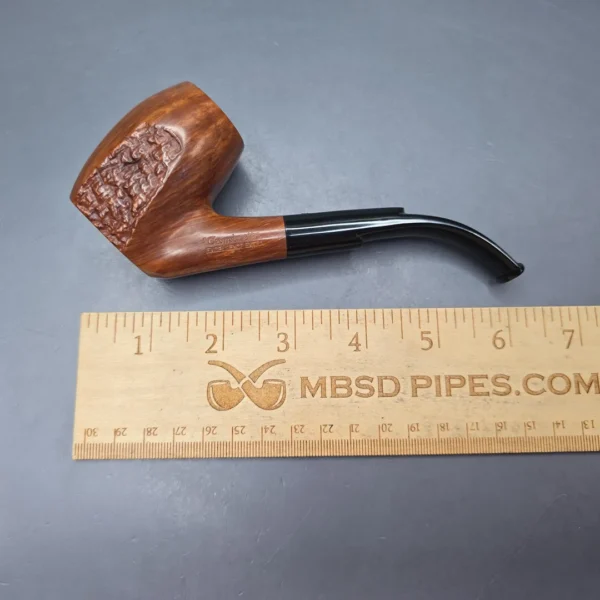 Caminetto Ascorti Radice Era Excellence Extra Partially Rusticated Sitter Estate Briar Pipe, Unsmoked - Image 13