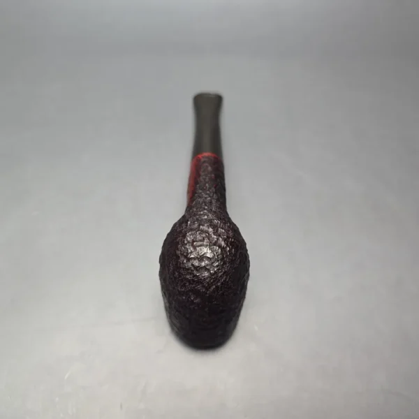 James Upshall Bark Group 6 Partially Rusticated Billiard Estate Briar Pipe, Unsmoked - Image 8