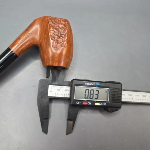 Caminetto Ascorti Radice Era Excellence Extra Partially Rusticated Sitter Estate Briar Pipe, Unsmoked - Image 14