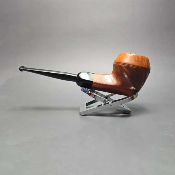 Castello "Castello" 4K Smooth Bulldog w/ Lucite Mount Estate Briar Pipe, Italian Estates - Image 3