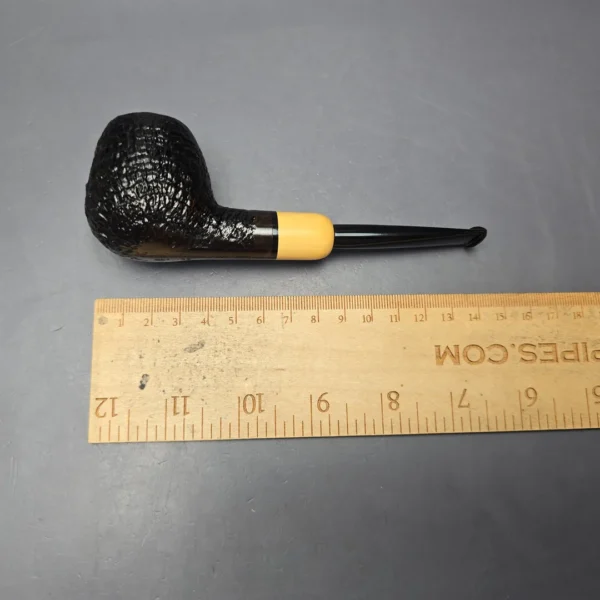 Caminetto (2018) Sandblasted Apple w/ Boxwood Estate Briar Pipe, Italian Esates - Image 12