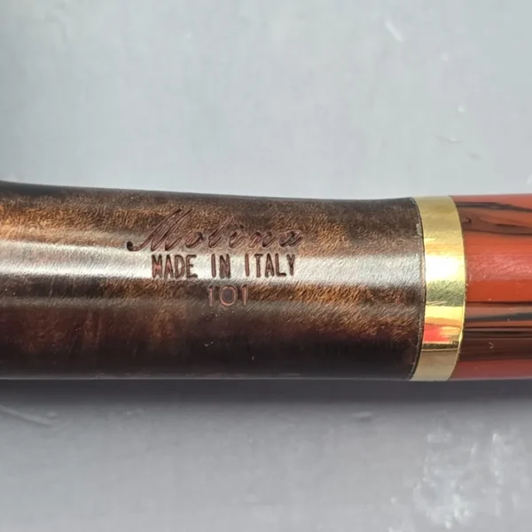 Molina Striato Smooth Dark Brown 101 Billiard with Brass (New) - Image 6