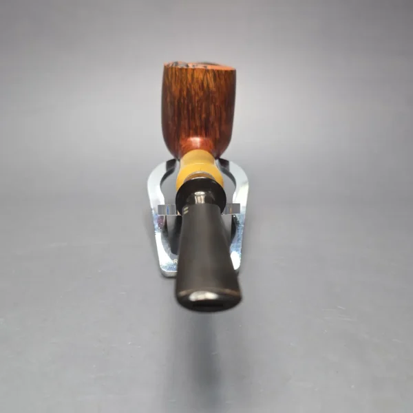 Savinelli Nonpareil 9128 Smooth Billiard w/ Horn Estate Briar Pipe, Italian Estates - Image 5