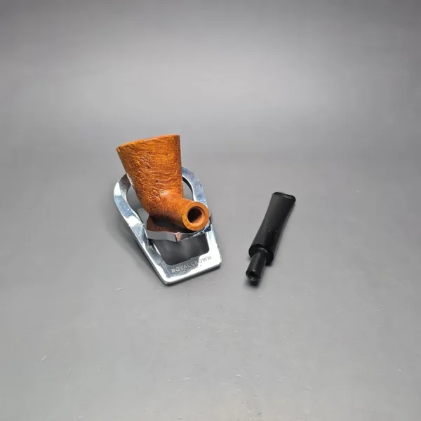 Buckeye Hand Made Partially Sandblasted Bell Dublin Briar Pipe, New - Image 13