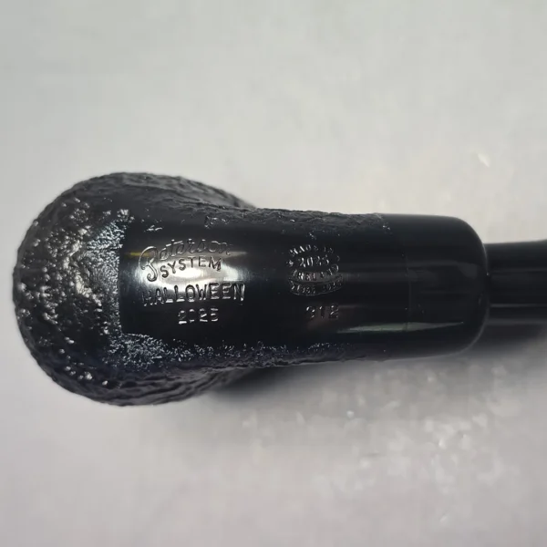 Peterson 2025 Halloween Pipe 312 Sandblasted Bent Billiard Briar Pipe, New - Image 10